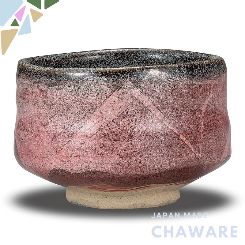 【made in japan】
Stylish Matcha Bowl, Kutani Porcelain Tea Ceremony Tool, Peach Silver Glaze, Luxurious Japanese Brand, P