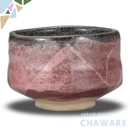 【made in japan】
Stylish Matcha Bowl, Kutani Porcelain Tea Ceremony Tool, Peach Silver Glaze, Luxurious Japanese Brand, P