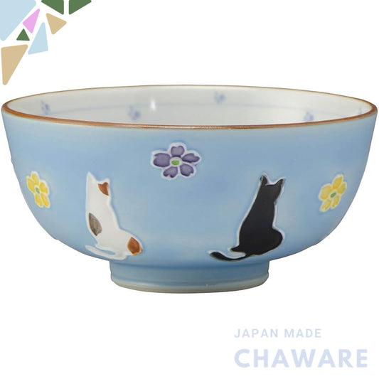 【made in japan】
Kyoto Yaki Kiyomizu-yaki Shobo Kiln Large Rice Bowl Kōji Haneko LIH559-01 - Beautifully crafted ceramic 