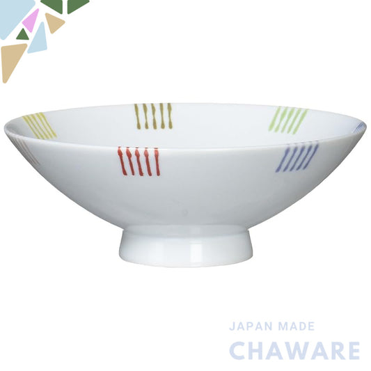 Hakusan Porcelain Flat Tea Bowl White (Approx.) φ15×5.3cm AB-6 Designed by Masahiro Mori Hasami Ware Made in Japan