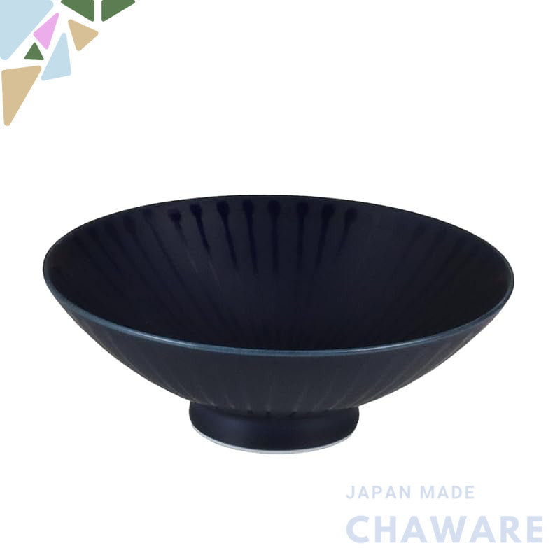 Hakusan Pottery Flat Tea Cup Navy (Approx.) φ15×5.3cm Designed by Masahiro Mori Hasami ware Made in Japan U-1