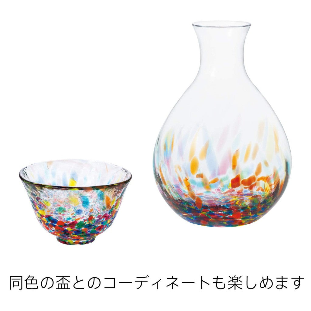 【made in japan】
ADERIA Tsugaru Vidro Tokkuri Nebuta Nagashi 365ml Made in Japan in Gift Box Cool Sake Carafe Glass Sake Pourer Stylish Container Sake Bottle Sake Ware Divided Sake Server Gift for Women Mother's Day Father's Day Couples Men Housewarming Ce