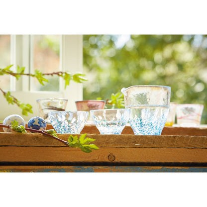 ADERIA Tsugaru Glass Sake Cup Hydrangea 85ml Made in Japan Gift Boxed Ochoko Guinom Glass for Sake Cold Sake Stylish Gift for Women Mother’s Day Father’s Day Couples Men Housewarming Wedding Greeting Visits Small Retirement Present Birthday Gift F49783
