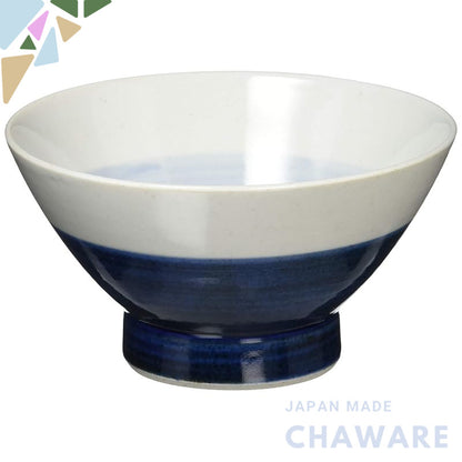 【made in japan】
Japanese Ceramic Rice Bowl Set - Hasami Yaki, Blue and White Design, 12cm Diameter, Perfect for Everyday