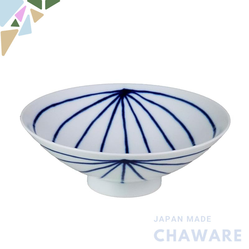 Haku-san Pottery, Designed by Masahiro Mori, ST-15 Flat Tea Bowl (15cm Rice Bowl) ama-487821