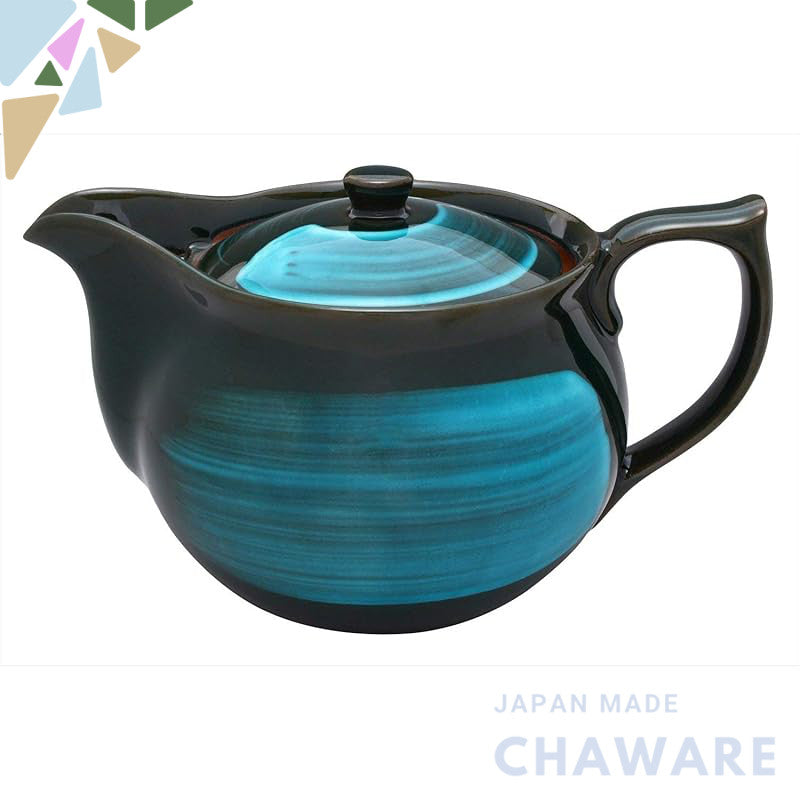 【made in japan】
Japanese Mino Ware Pot in Emerald Color - High-Quality Japanese Craftsmanship, Perfect for Tea or Coffee