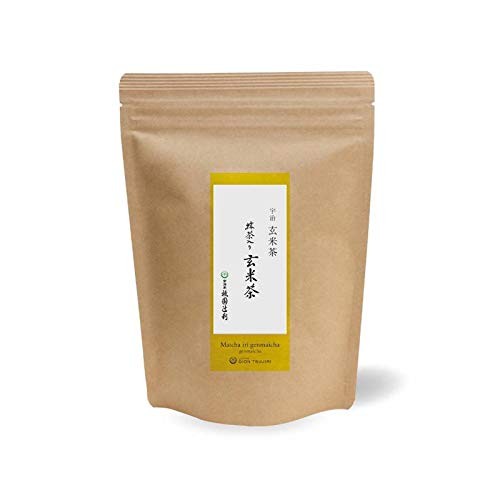 Gion Tsujiri Kyoto Genmaicha with Matcha Tea Leaves 200g [Gift, Souvenir]
