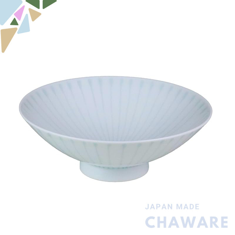 Hakusan Pottery Plain Tea Bowl, White, Design by Masahiro Mori (approx.) φ15×5.3cm, Hasami Ware, Made in Japan, S-1