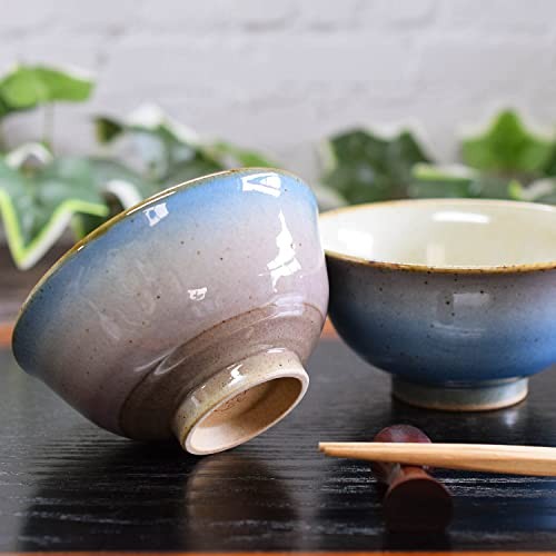 【made in japan】
Waza no Kura Stylish Pair of Matcha Tea Bowls - Kutani Ware Ceramic Rice Bowls, High-End Japanese Tableware, Perfect for Wedding Anniversaries and Gifts.