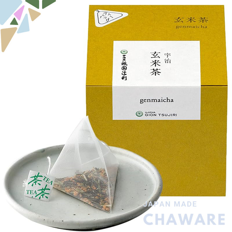 Gion Tsujiri Kyoto Genmaicha Tea Bags 4g × 17 bags [Gift, Present, Souvenir]