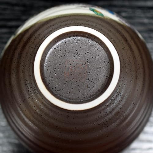 【made in japan】
Stylish Kutani Ceramic Rice Bowl, "Kawasei" for Chazuke, Elegant Japanese Tableware, Premium Gift for Birthday, Traditional Design for Dining