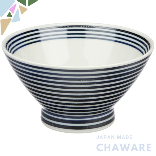 【made in japan】
Hasami Ware Wayangama Kurawanka Rice Bowl with Blue Horse Design - Traditional Japanese Pottery for Ever