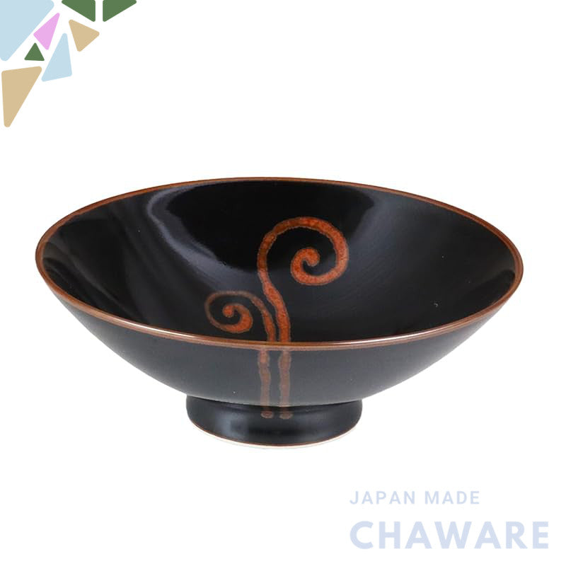Hakusan Porcelain Flat Tea Bowl, Tea (Approx.) φ15×5.3cm E-10, Designed by Masahiro Mori, Hasami Ware, Made in Japan
