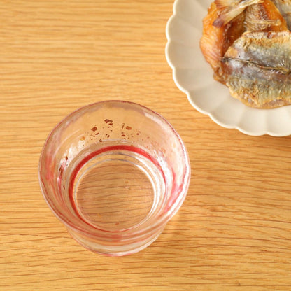 ADERIA Tsugaru Bidoro Sake Cup Harukaze 75ml Made in Japan in Gift Box, Ochoko Sipping Cup, Sake Glass, Glass, Chilled Sake, Stylish Sake Vessel, Gift for Women, Mother's Day, Father's Day, Couples, Men, Housewarming, Wedding, Courtesy Visits, Small Gifts