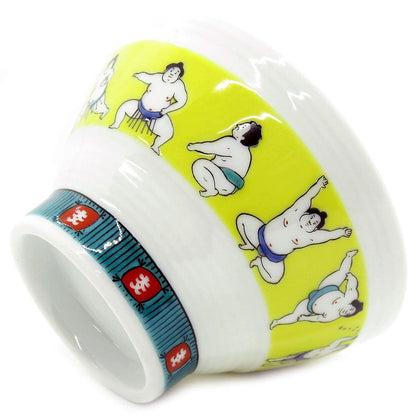 【made in japan】
Waza no Kura Kutani-yaki Chendan Rice Bowl with Sumo Wrestler Design, Stylish Ceramic Tableware, Perfect for Japanese Cuisine, Ideal Birthday Gift or Present.