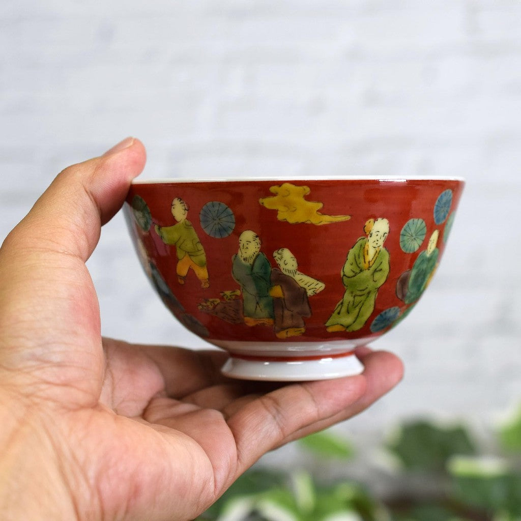 【made in japan】
Elegant Kutani Ceramic Rice Bowl, Japanese Tableware, High-Quality Handcrafted, Ideal for Birthdays and Special Celebrations, Perfect Gift for Milestone Events, Traditional Japanese Design.