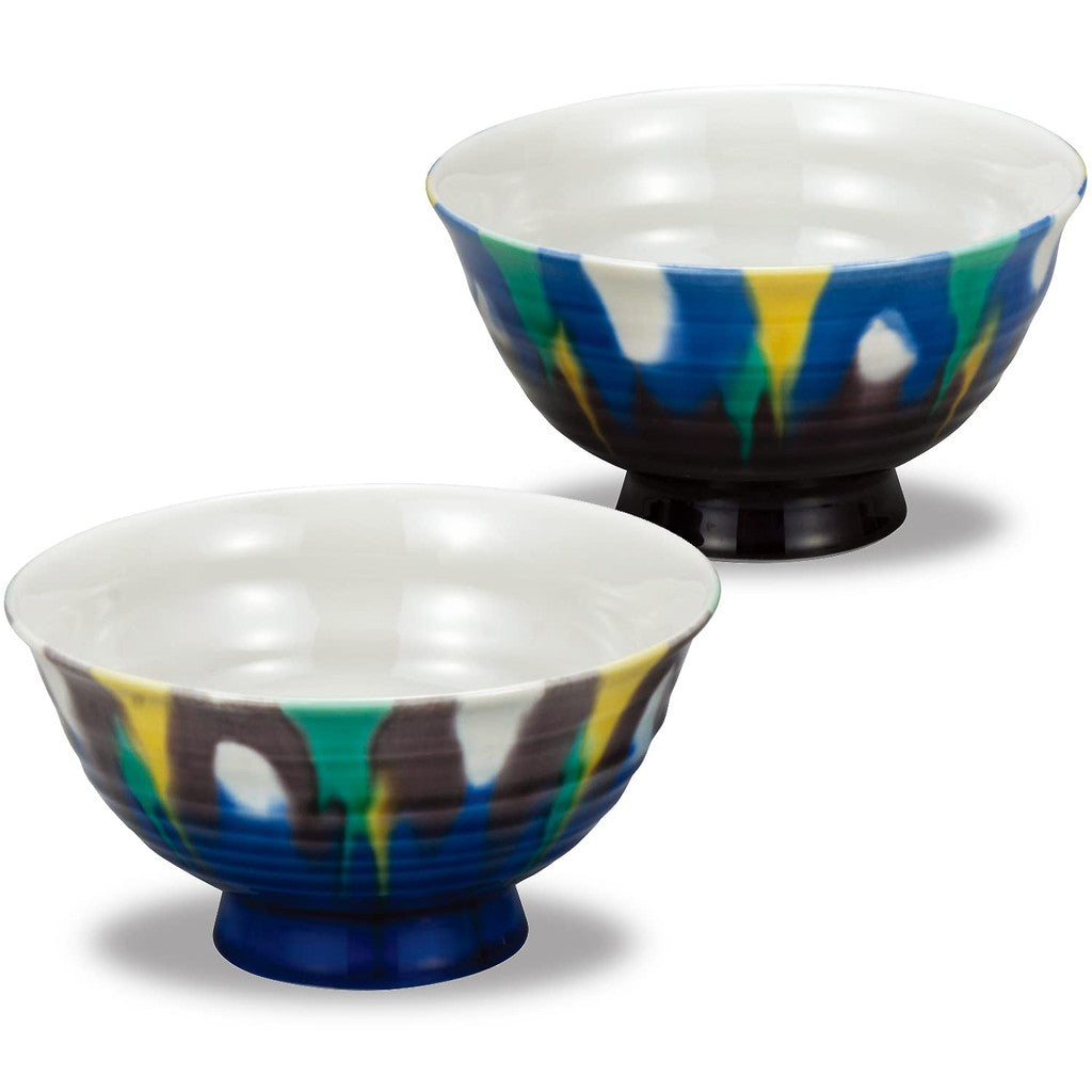 【made in japan】
Couple's Teacups and Bowls Set - Kutani Porcelain Tableware, Glaze Finish, Japanese Brand, Made in Japan, Perfect for Traditional Dining.