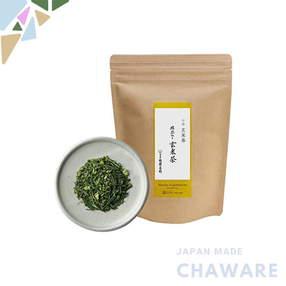 Gion Tsujiri Kyoto Genmaicha with Matcha Tea Leaves 200g [Gift, Present, Souvenir]