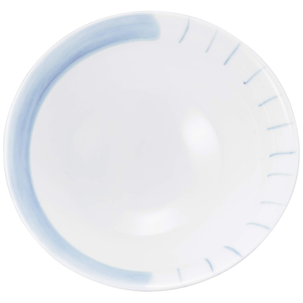 【made in japan】
Arita Porcelain Deep Striped Blue Rice Bowl Q-07, Perfect for Tea and Traditional Japanese Dining, Handmade Quality 204241
