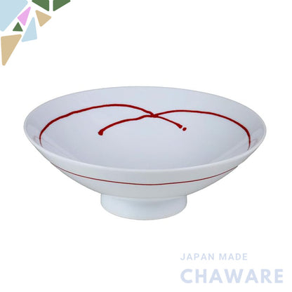 Hakusan Porcelain Flat Tea Bowl White (Approx.) φ15×5.3cm AB-9 Designed by Masahiro Mori Hasami Ware Made in Japan