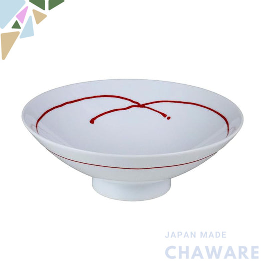 Hakusan Porcelain Flat Tea Bowl White (Approx.) φ15×5.3cm AB-9 Designed by Masahiro Mori Hasami Ware Made in Japan
