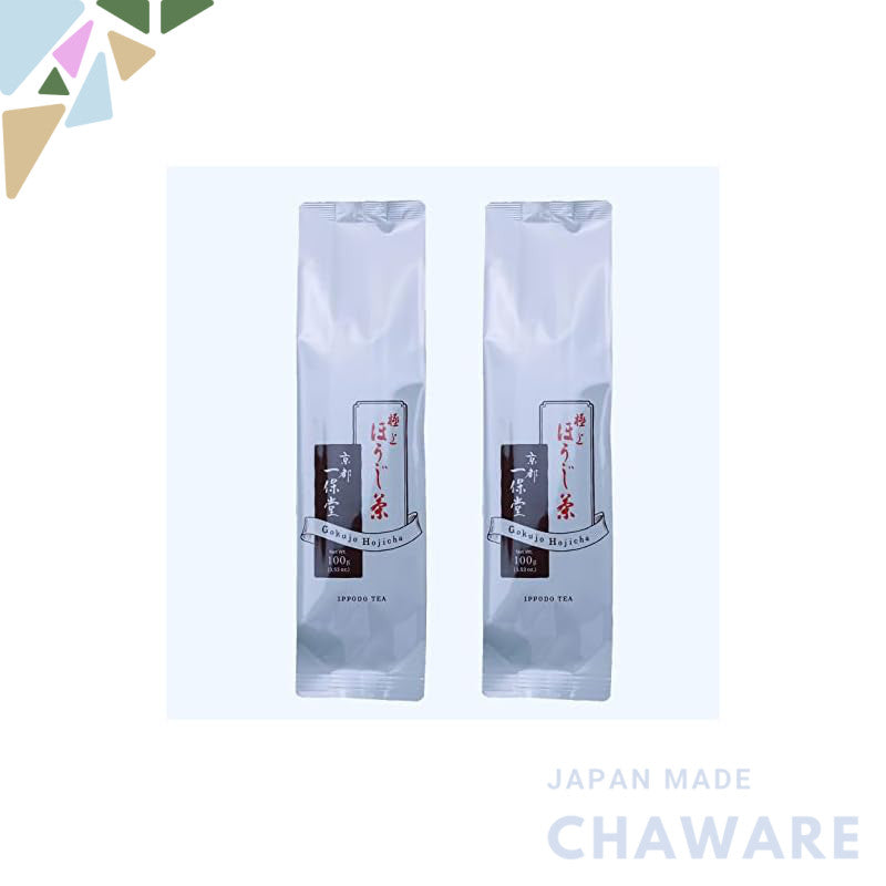 Ippodo Tea Premium Hojicha 100g Bag x 2 | Roasted Green Tea, Japanese Tea, Kyoto Loose Leaf Tea