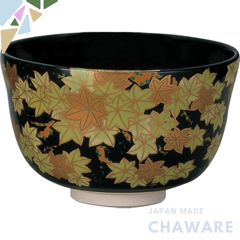 【made in japan】
Miyachi Eikou Matcha Bowl, Black - Size: Diameter 12.4cm x Height 7.8cm, Featuring Black Nishiki with Bl