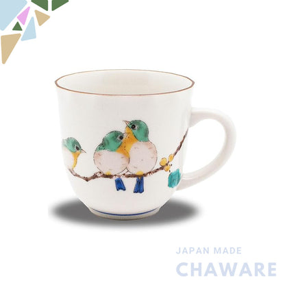 Stylish Kutani Ceramic Mug from Waza no Kura – Premium Quality, Elegant Design, Perfect for Gifts and Birthday Presents,