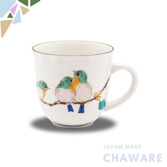 Stylish Kutani Ceramic Mug from Waza no Kura – Premium Quality, Elegant Design, Perfect for Gifts and Birthday Presents,