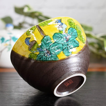 【made in japan】
Stylish Japanese Tea Bowl by Waza no Kura - Kutani Porcelain Rice Bowl for Chazuke, Yoshidaya, Premium Tableware, Made in Japan, Perfect for Birthdays, Milestone Celebrations, or Gifting.