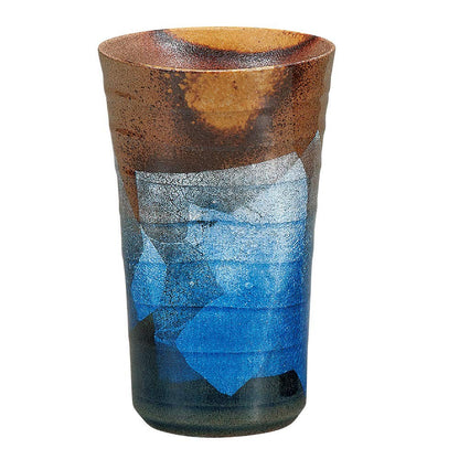 【made in japan】
Kutani Porcelain Pair of Beer Glasses with Silver Decoration, Stylish Japanese Drinkware, Elegant Tableware, Made in Japan