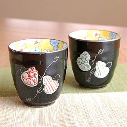 【made in japan】Retirement Gift: Couple's Yuunami Tea Cups Set - A Thank You for a Job Well Done, Celebrating Good Health and Longevity, Upper-Molded Arita Porcelain, Made in Japan, Perfect for Gift Giving