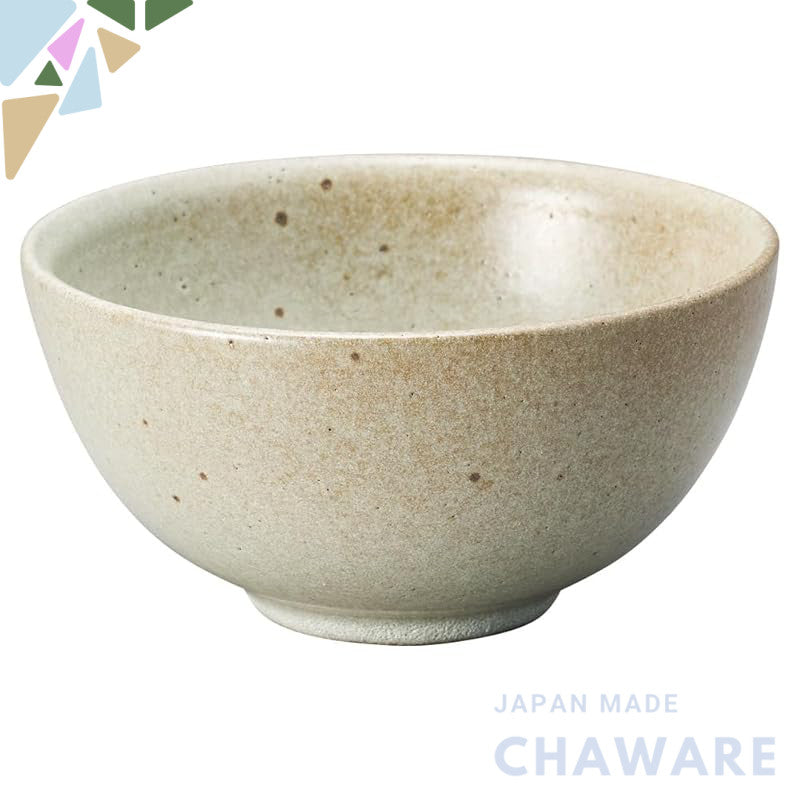 【made in japan】
Marui Seito Shigaraki Ware Hechimon Rice Bowl, Diameter Approximately 12cm, Suzuyuu Finish, Ideal for Se