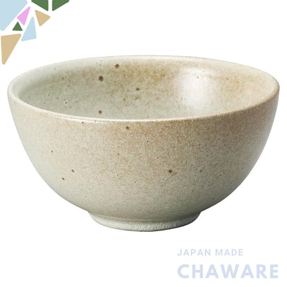 【made in japan】
Marui Seito Shigaraki Ware Hechimon Rice Bowl, Diameter Approximately 12cm, Suzuyuu Finish, Ideal for Se