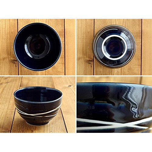 【made in japan】
East Tableware Rasen Minoruba Donburi Bowl - Versatile Tea Bowl, Soup Bowl, and Salad Bowl, Perfect for Serving Your Favorite Dishes, Stylish and Functional Design.