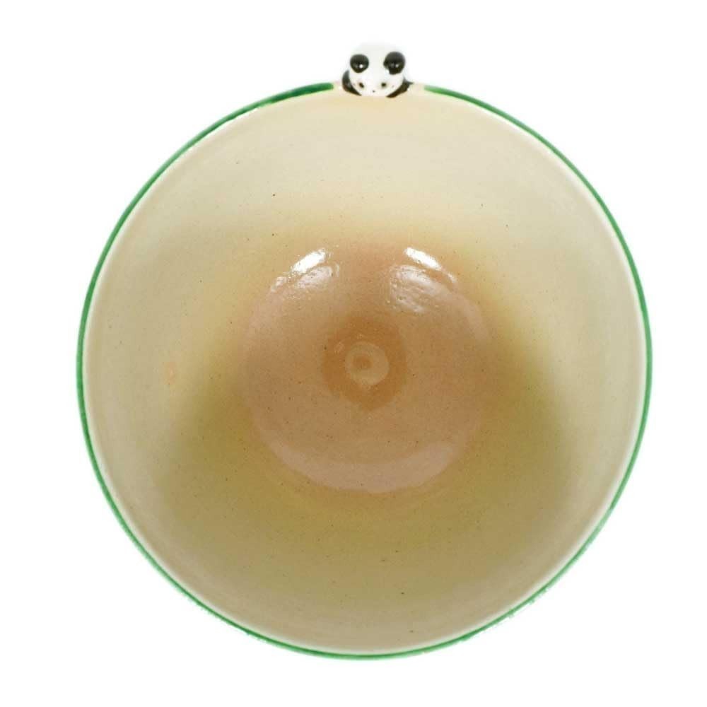 【made in japan】
Japanese Matcha Tea Bowl, Traditional Tea Ceremony Chawan, Handmade Panda Design, Kyoyaki Ceramics by Kōshō Takenaka, Perfect Gift, Size: 12.5cm Diameter x 9cm Height.