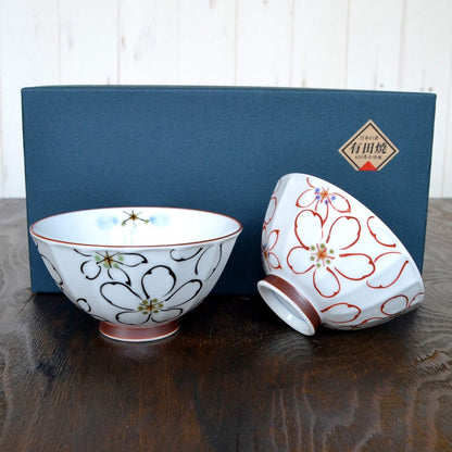 【made in japan】
Couple's Rice Bowl Set, Stylish Gift Boxed Pair, Arita Ware, Ayaka, Made in Japan, Perfect Present for Weddings or Anniversaries, Elegant Design, Unique Home Decor