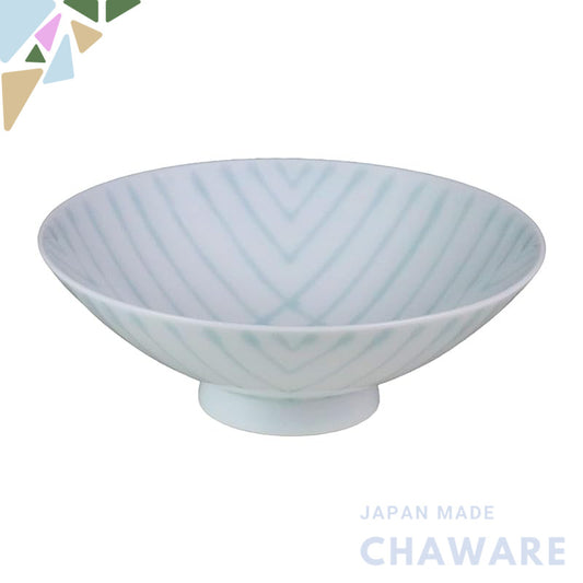Hakusan Porcelain Flat Tea Bowl White (approximately) φ15×5.3cm S-20 Designed by Masahiro Mori Hasami Ware Made in Japan