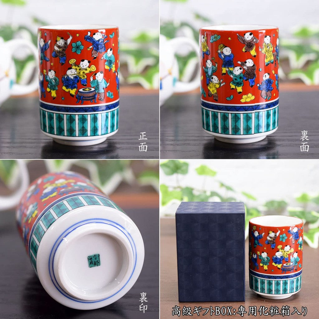 【made in japan】
Waza no Kura Stylish Kutani Ware High-Quality Ceramic Tea Cup, Wooden Rice, Japanese Tableware, Made in Japan, Elegant and Functional for Tea Enjoyment.