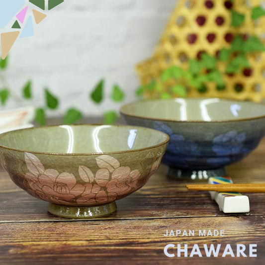 【made in japan】
Waza no Kura Pair Rice Bowls – Stylish Japanese Tableware, Kutani Pottery, Couple's Tea Bowls, Silver-En