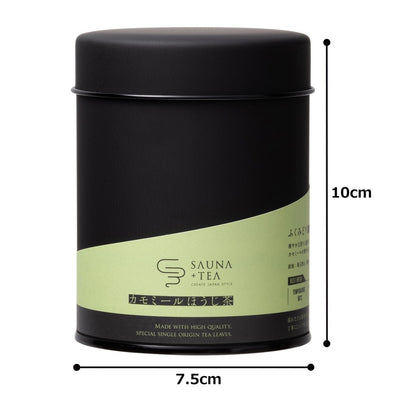 CHABAKKA TEA PARKS Sauna + Tea Hojicha Tea Leaves & Chamomile Hojicha 50g Loose Leaf [Tea Can]