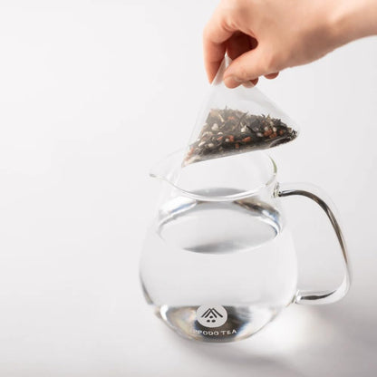 Ippodo Tea Shop Triangular Tea Bag Genmaicha - Pack of 9 Bags - Premium Japanese Green Tea Blended with Roasted Brown Rice