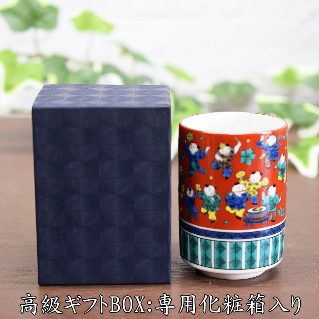 【made in japan】
Waza no Kura Stylish Kutani Ware High-Quality Ceramic Tea Cup, Wooden Rice, Japanese Tableware, Made in Japan, Elegant and Functional for Tea Enjoyment.