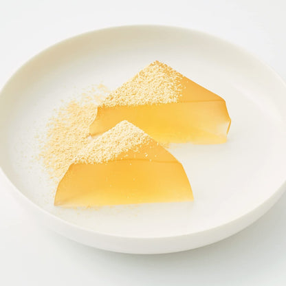 [made in Japan] Bun no Suke Tea House Warabi Mochi Assortment (Wasanbon & Matcha), 2 pieces (116g each) - A delightful traditional Japanese dessert with rich flavors ideal for any occasion!