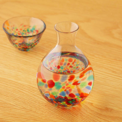 【made in japan】
ADERIA Tsugaru Vidro Tokkuri Nebuta Nagashi 365ml Made in Japan in Gift Box Cool Sake Carafe Glass Sake Pourer Stylish Container Sake Bottle Sake Ware Divided Sake Server Gift for Women Mother's Day Father's Day Couples Men Housewarming Ce