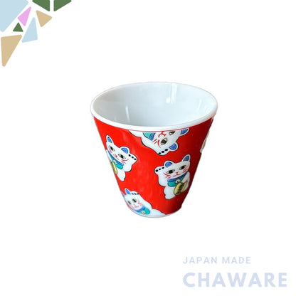 【made in japan】
Kutani Ceramics Aokō Kiln Lucky Choko Sake Cup Maneki Neko Porcelain Japanese Tableware Made in Japan KS