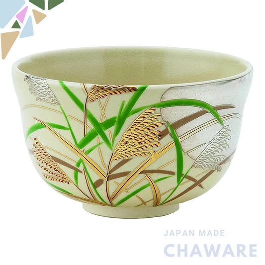 【made in japan】
Miyachi Eikou Matcha Bowl in White - Size: Diameter 12.4cm x Height 7.8cm, Beautifully Crafted in the Ky