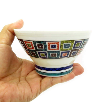 【made in japan】
"Waza no Kura Kutani Ware 1000 Steps Rice Bowl - Stylish Stone Pattern Ceramic, Perfect for Japanese Cuisine, Great Gift for Celebration and Special Occasions"