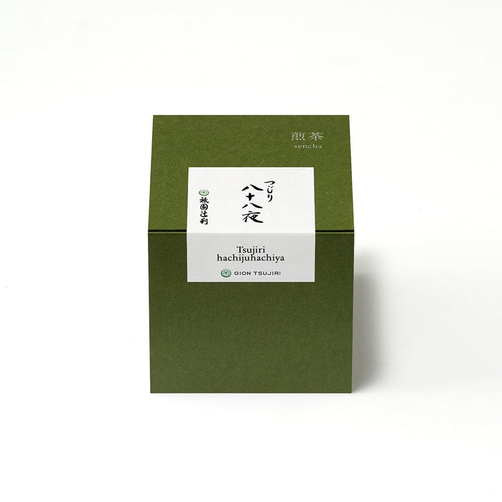 Gion Tsujiri Tsujiri no Sato Sencha Set - 88 Nights Collection, Kyoto Matcha Sweets Gift, Souvenir