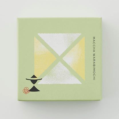 [made in Japan] Bun no Suke Tea House Warabi Mochi Assortment (Wasanbon & Matcha), 2 pieces (116g each) - A delightful traditional Japanese dessert with rich flavors ideal for any occasion!